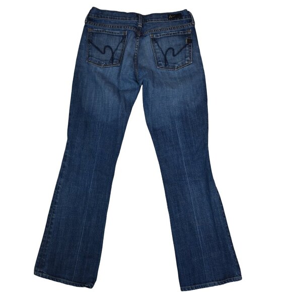 CITIZENS OF HUMANITY Sz 28 KELLY STRETCH #001 LOW WAIST BOOTCUT WOMENS JEANS USA - Picture 8 of 11